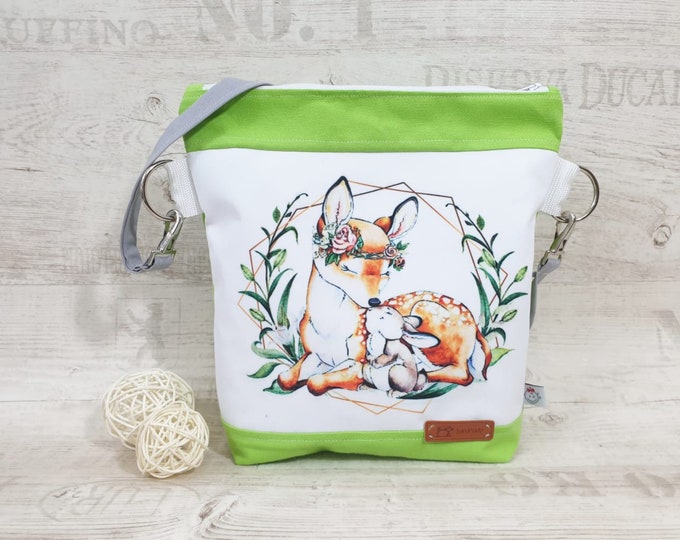 Kindergarten bag, children's bag deer by Atelier MiaMia