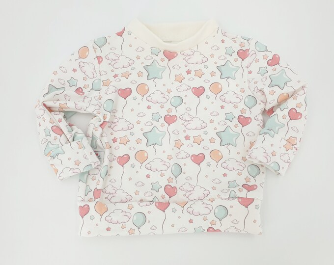 Hoodie, sweater clouds stars by Atelier MiaMia