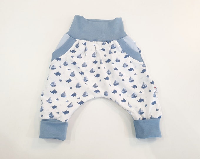 Pump pants individually or in a set Baby Child Designer Limited 260 small boats from Atelier MiaMia