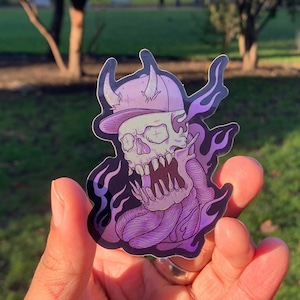 Snapback Demon - Holographic sticker