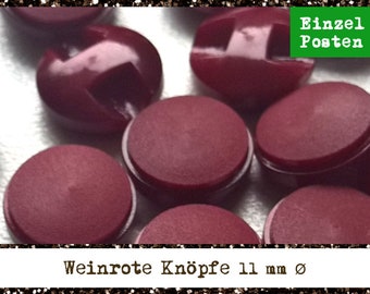 Wine-red bridge buttons