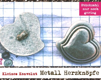 Convolute Heart Costume Buttons