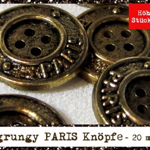 Grungy gold French buttons image 1