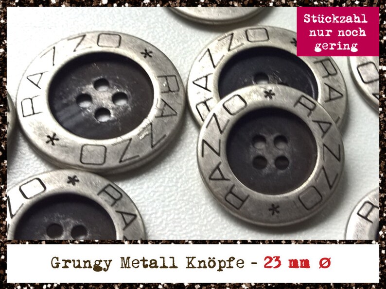 Razzo Metal Buttons image 2