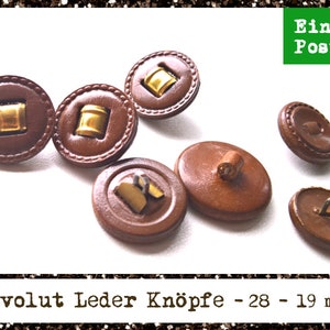 Convolut leather buttons image 3