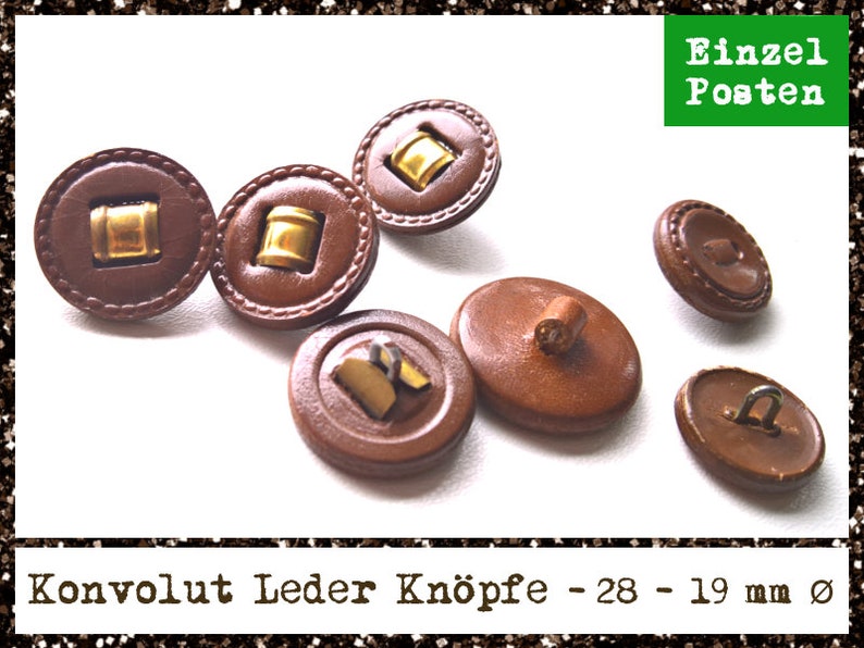 Convolut leather buttons image 3