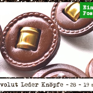 Convolut leather buttons image 1