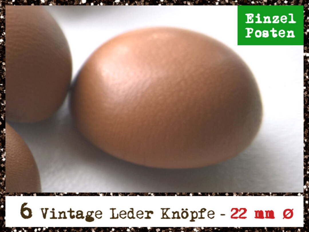 Astor Buttons Vintage Astor Upholstery Leather Buttons - Etsy
