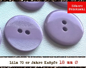 Purple Melamine Buttons