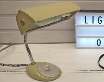 Lampe de bureau col de cygne Bauhaus style architect lamp *grey swan* Live vintage with pimp-factory.de