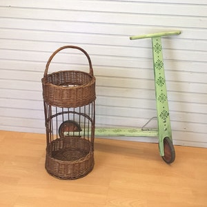 Bottle basket large vintage bottle carrier or flower stand *Big Bottle* Live vintage with pimp-factory.de