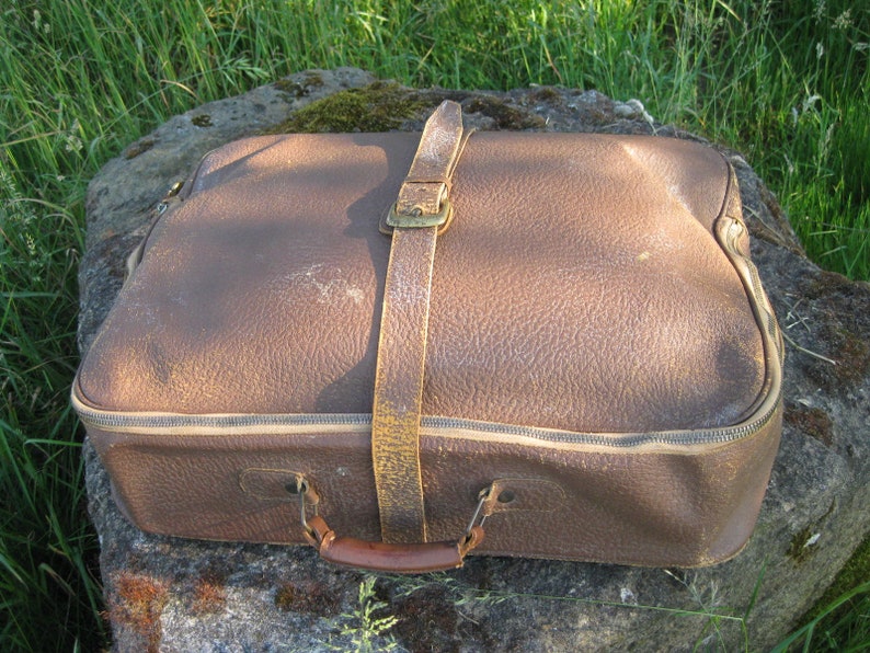 custodia in pelle shabby 50ties, valigia, valigia con cerniera febbre da viaggio Live vintage con pimp-factory.de immagine 3