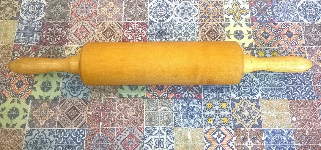 Wooden Dough Roller , Midcentury Kitchen *back Work* Live Vintage With ...