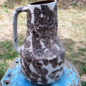 Vase Scheurich 408 40 Fat Lava Floor Vase with Handle *Volcano* Live Vintage with pimp-factory.de