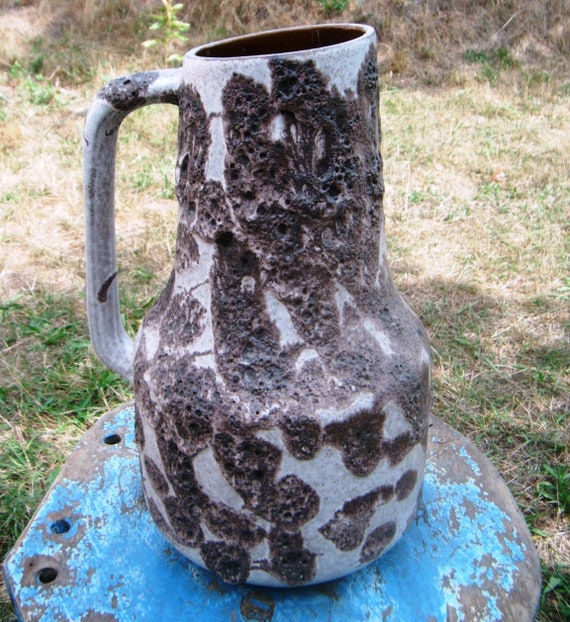 Vase Scheurich 408 40 Fat Lava Floor Vase With Handle *volcano
