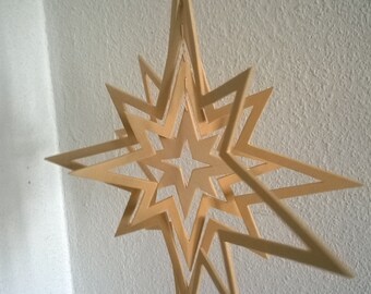 クリスマスセット 星と天使の窓飾り 木製 プラウエンレース付き