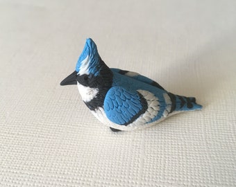 Blue Jay Doodle Tiny and Cute Pin for Sale by bassoongirl123