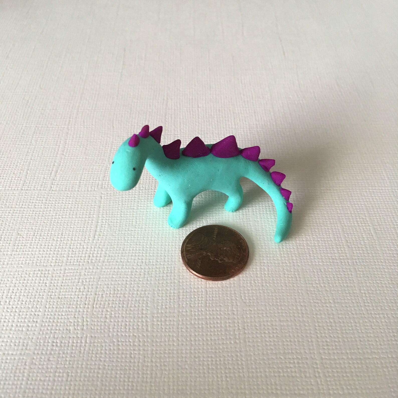 Cute Miniature Dinosaur Figurine Mini Dinosaur Sculpture Etsy