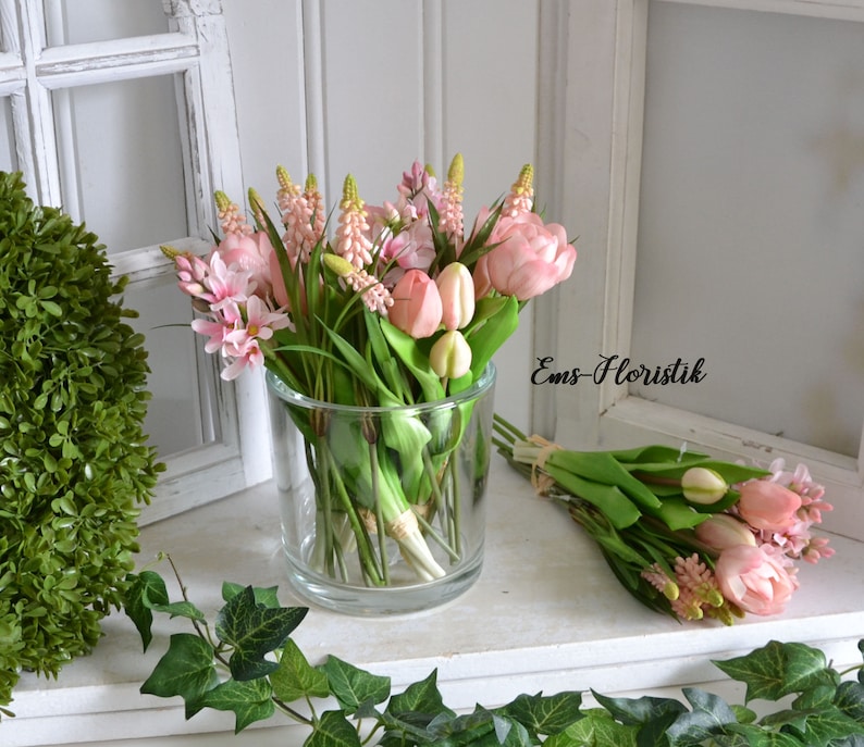 Tulpen, Muscari, Hyazinthen Rosa imagem 1