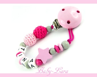 Pacifier chain with name