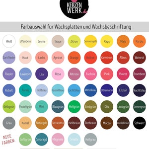 Wachsbuchstaben No.1 Wachszahlen Beschriftung Kerze Kerze beschriften Schrift Taufkerze Kommunionkerze Bild 8