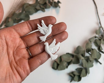 Wax decoration No.7 | pair of pigeons | Decorate candles