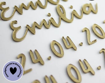 Wachsbuchstaben No.2 | Schreibschrift | Schrift Wachs | Wachsschrift