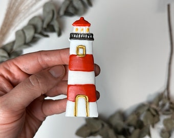 Lighthouse - wax decoration No.108