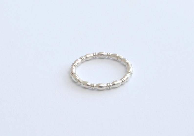 Ring aus 2mm Eierstab Silber 925 Vorsteckring Bild 2