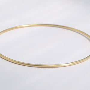 1,5mm Armreif aus 333er Gelbgold