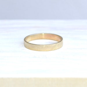 Band Knuckle Ring aus 333er Gelbgold Bild 4