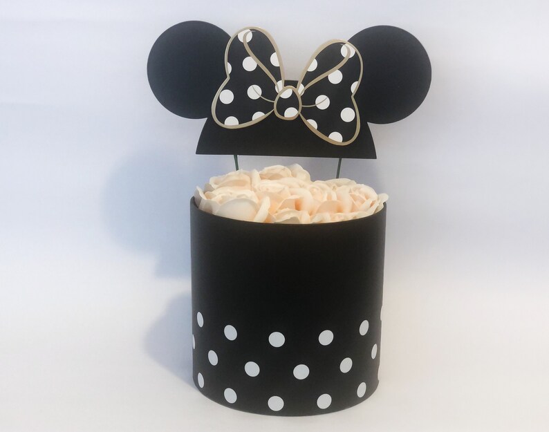 Set of Minnie Mouse Boxes With Minnie Ears Keepsake Box Red Etsy