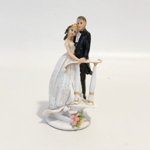 Braut und Bräutigam Hochzeitstorte, Copule Topper, Vintage Tortenstecker, Hochzeitsdekoration
