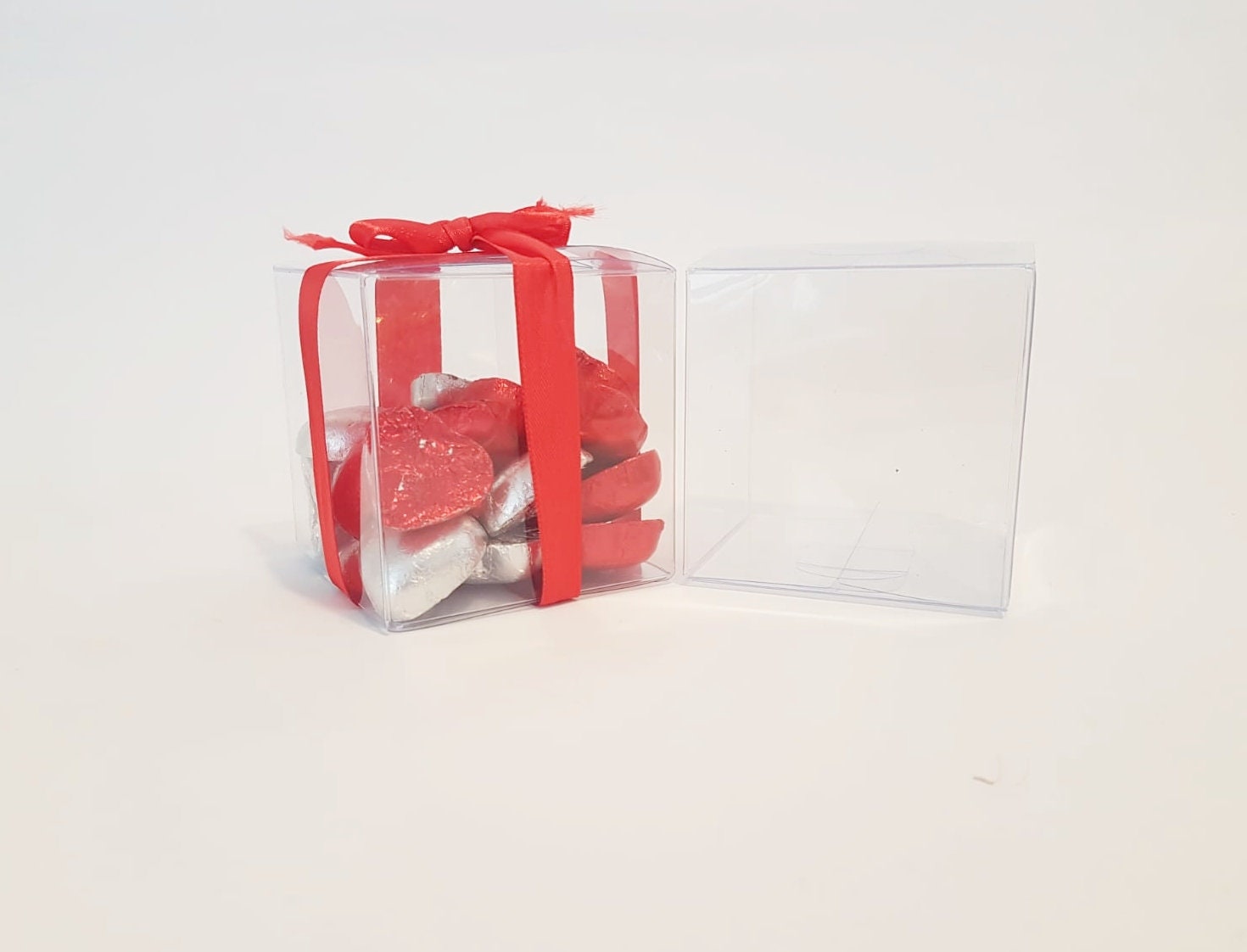 3 X 3 X 3 Clear Boxes, Wedding Favor Boxes, Gift Box, See Through