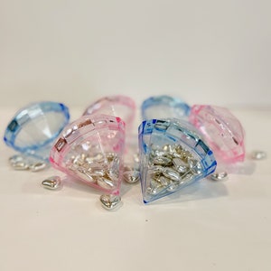 Conteneurs de diamants pour bébé, faveurs de baby shower, décor de baby shower, décorations de saupoudrage pour bébé