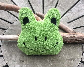 Heat Cushion Frog Embroidery File ITH with Inlett 13x18 16x26 24x36 20x20 18x30 Cherry Stone Pillow Spelt Pillow Frog Instructions in German