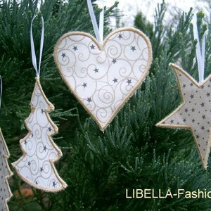 X-MAS - Tree / Pendant Embroidery File 10x10 Christmas Pendant Instructions in German