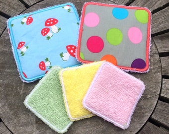 Make-up removal pad square set embroidery file ITH 10 x 10 cm wash pad cosmetic pad instructions in German