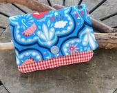Purse embroidery file ITH 13x18 portmonaie purse case bag instructions in German
