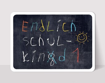 Einladungskarten Einschulung "Schulking ... Schulkind" Karten Schulanfang