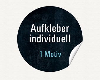 Aufkleber individuell mit deinem Wunschmotiv oder Text (24x das gleiche Motiv), individualisierbar, personalisiert