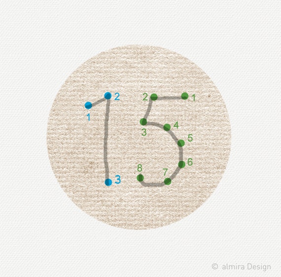 para Navidad para Manualidades y decoraci/ón a Elegir Oblique Unique/® 24 Pegatinas para Calendario de Adviento con n/úmeros