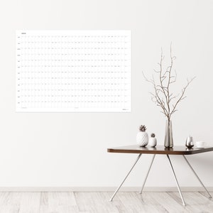 Wall calendar 2024 large DIN A1 to write on office calendar yearly planner minimalist design image 6