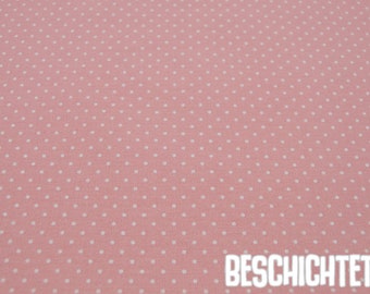 Beschichtete Baumwolle -  Petit Dots Rosa - 50 x 140 cm
