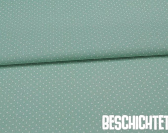 Beschichtete Baumwolle -  Petit Dots Mint- 50 x 140 cm