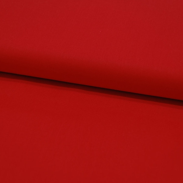 Uni Baumwolle - Rot * 0,5 Meter