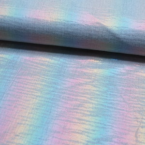 Musselin/Double Gauze - Foil - Rainbow - Regenbogen 0,5 m