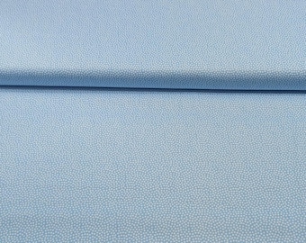 Baumwolle - Dotty - Hellblau Weiß - Punkte 0,5 m