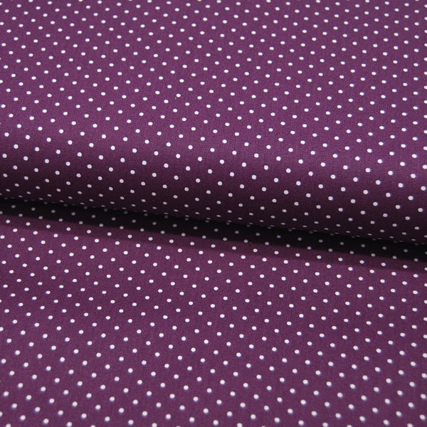 Petit Dots auf Purple - Baumwolle 0,5 m