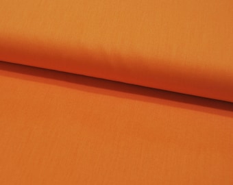 Baumwolle Uni - Orange * 0,5 Meter